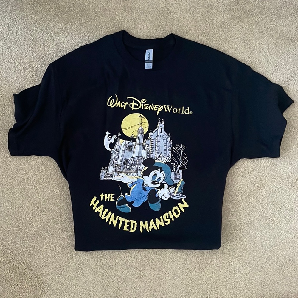 BRAND NEW NEVER WORN VINTAGE STYLE Walt Disney World Haunted Mansion Tee